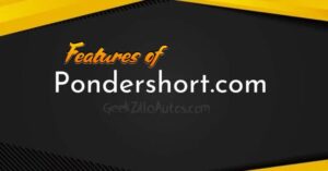 Features of Pondershort.com